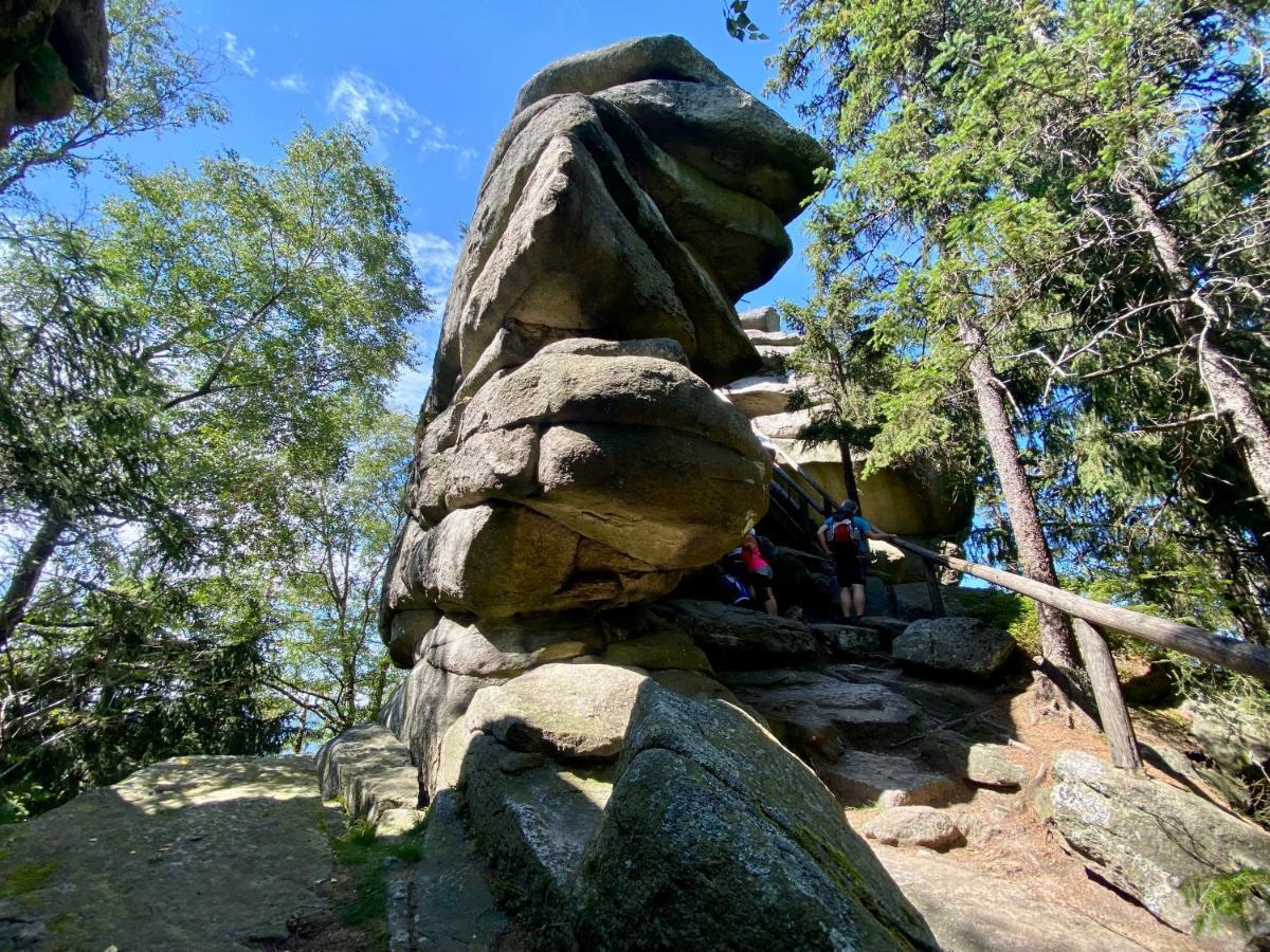 Ferienwohnung Oxana Im Naturpark Fichtelgebirge Schonwald  Ngoại thất bức ảnh